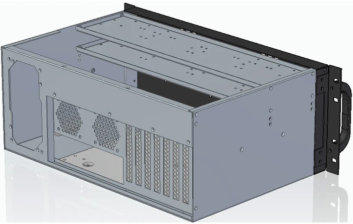 Серверный корпус Procase 4U350-08, без БП, Черный №5