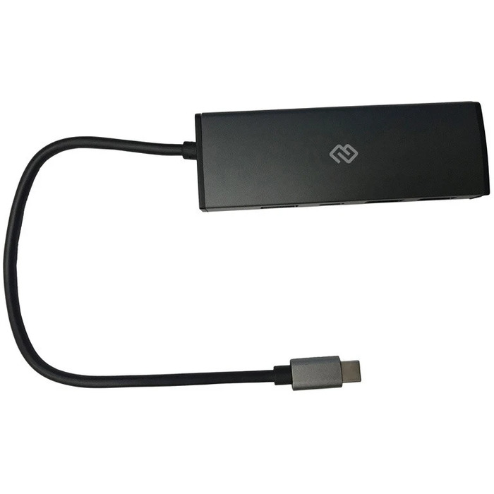 USB-концентратор Digma HUB-3U3.0С-UC-G, Черный №1