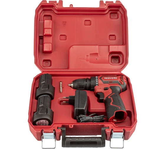 Аккумуляторная дрель-шуруповерт REDVERG RD-SD12BLR 6680699, 16 В, 36 Нм, 2 А·ч детальное изображение - 4