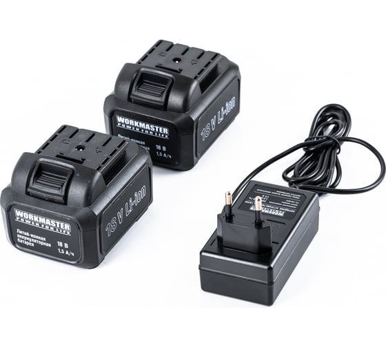 Аккумуляторная дрель-шуруповерт WorkMaster АШ-18ЛМ, 18 В, 28 Нм, 1,5 А·ч детальное изображение - 22