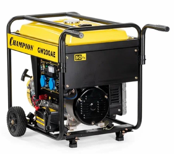 Сварочный генератор CHAMPION GW200AE, 4.5 кВт, Желтый детальное изображение - 7