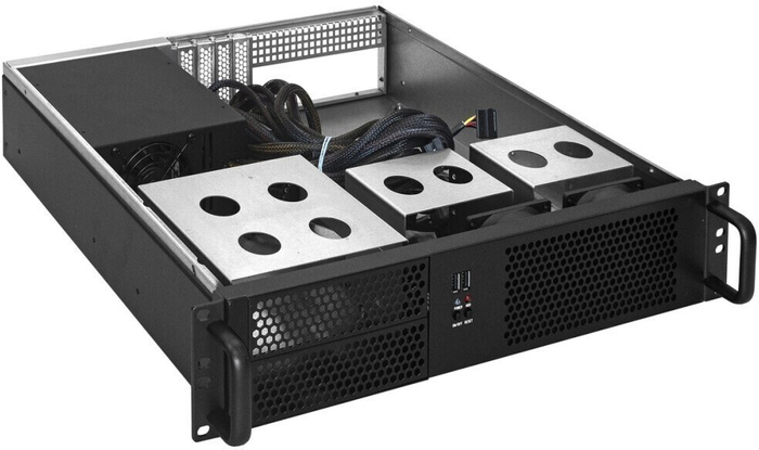 Серверный корпус ExeGate Pro 2U390-04/1200ADS, 1200 Вт, Черный №2