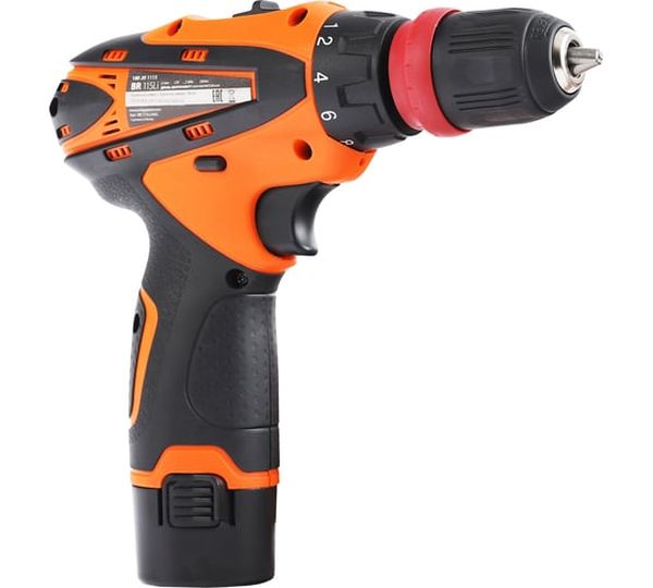 Аккумуляторная дрель-шуруповерт PATRIOT BR 115Li 180201115, 12 В, 25 Нм, 2 А·ч  детальное изображение - 3