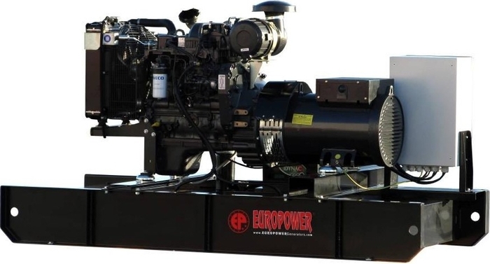 Генератор дизельный EUROPOWER EP 60 TDE 793106003, открытый, 48 кВт, Черный №1