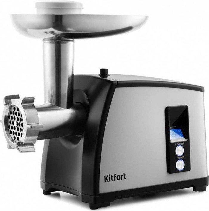 Мясорубка KITFORT KT-2105, Серебряный №1