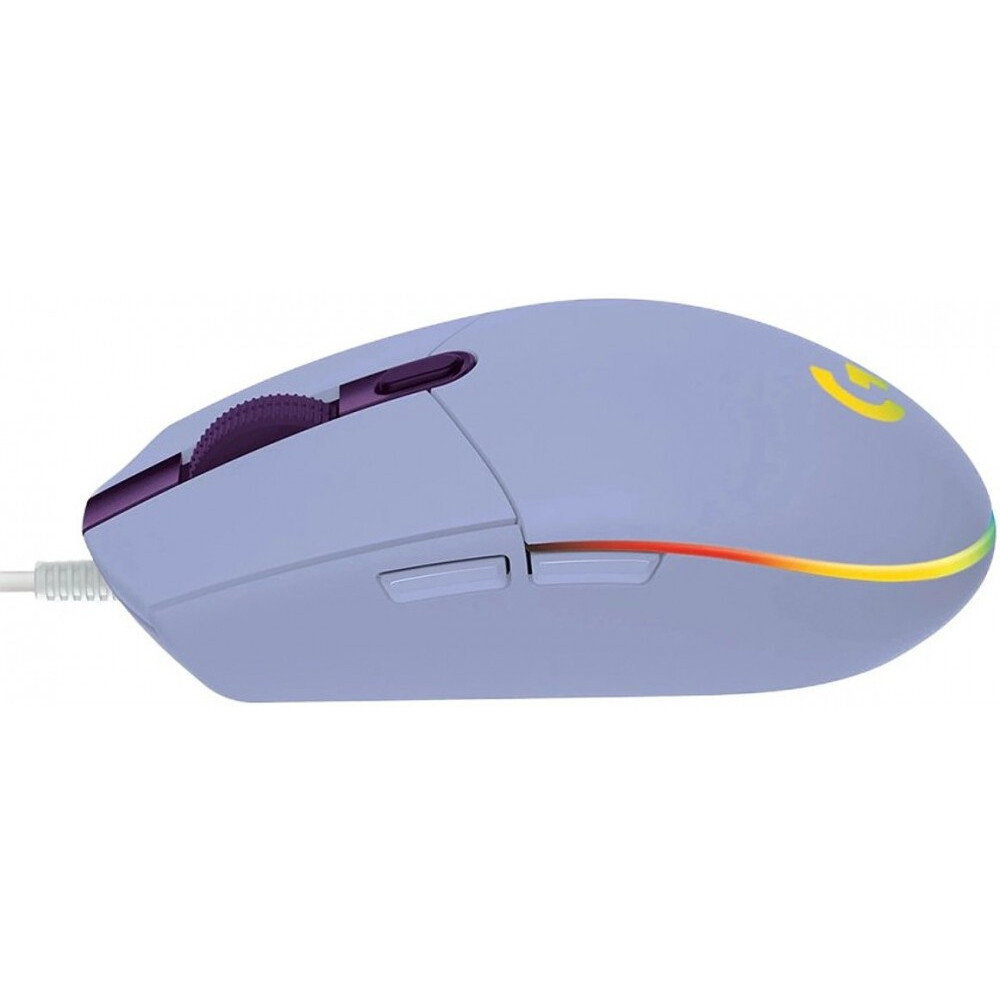 Мышь Logitech G102 LightSync Lilac (910-005854910-005857), Фиолетовый детальное изображение - 3