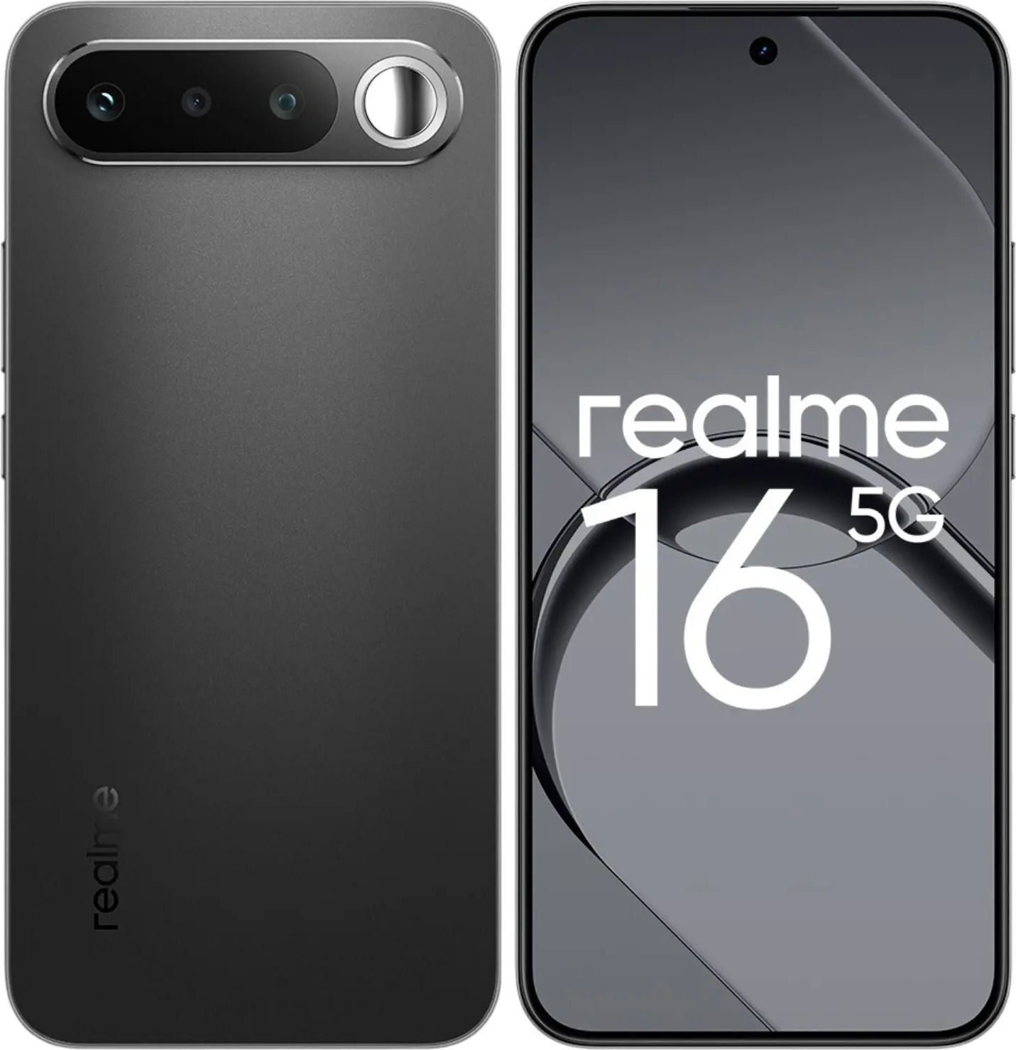Смартфон Realme 16 5G 8/256 Гб, Темно-серый, Dual nano-SIM детальное изображение - 2