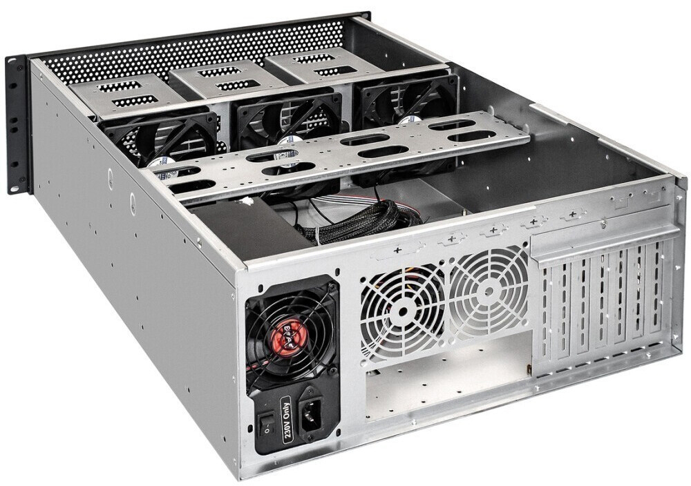 Серверный корпус ExeGate Pro 4U650-18/700RADS, 700 Вт, Черный детальное изображение - 4