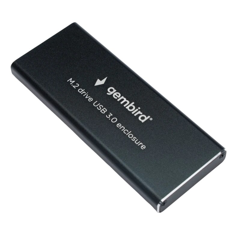 Внешний корпус для SSD M.2 Gembird EEM2-SATA-1, Чёрный детальное изображение - 1