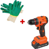 Дрель аккумуляторная Спец БДА-21-Б + перчатки СПЕЦ-4131/ВС-136-0272, 21 В, 60 Нм, 2 А·ч вариант - 1