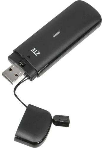 Модем ZTE MF833N 2G/3G/4G USB Firewall, внешний, Черный детальное изображение - 2