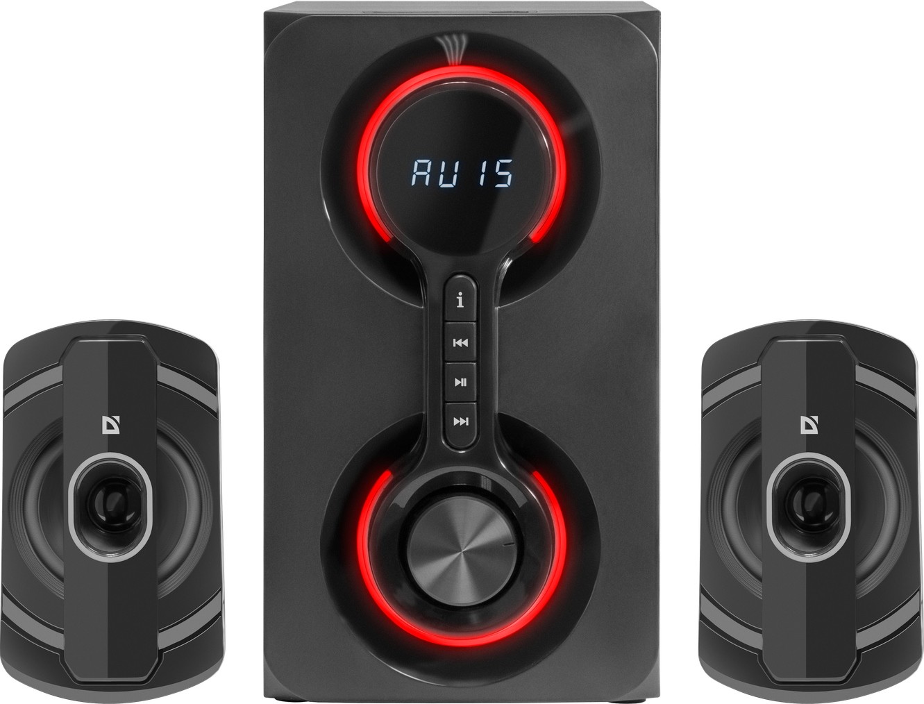 Компьютерные колонки Defender Eclipse, Черный детальное изображение - 2