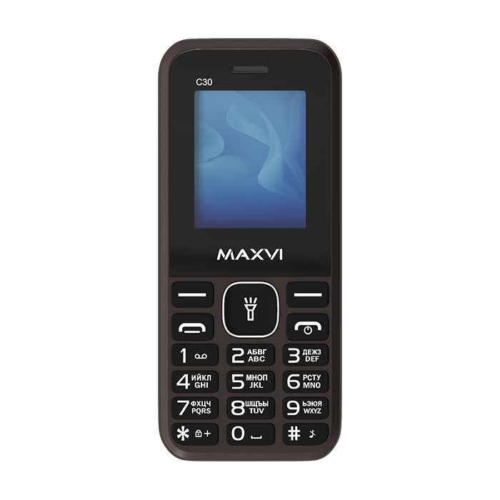 Мобильный телефон MAXVI C30 (без З\У), 32 Мб, Коричневый, Dual mini-SIM детальное изображение - 6