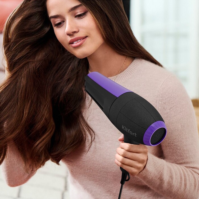 Фен KITFORT KT-3232, Черный №7