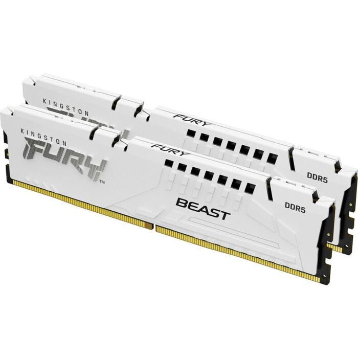 Оперативная память Kingston Fury Beast White DDR5 5600MHz, KF556C36BWEK2-32, 2x16 Гб KIT, 32 Гб №2
