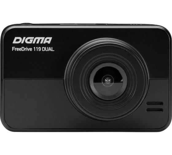 Видеорегистратор DIGMA FreeDrive 119 DUAL, 2-х канальный, 1920x1080 Full HD dpi, MicroSD, 32 ГБ, Черный детальное изображение - 1