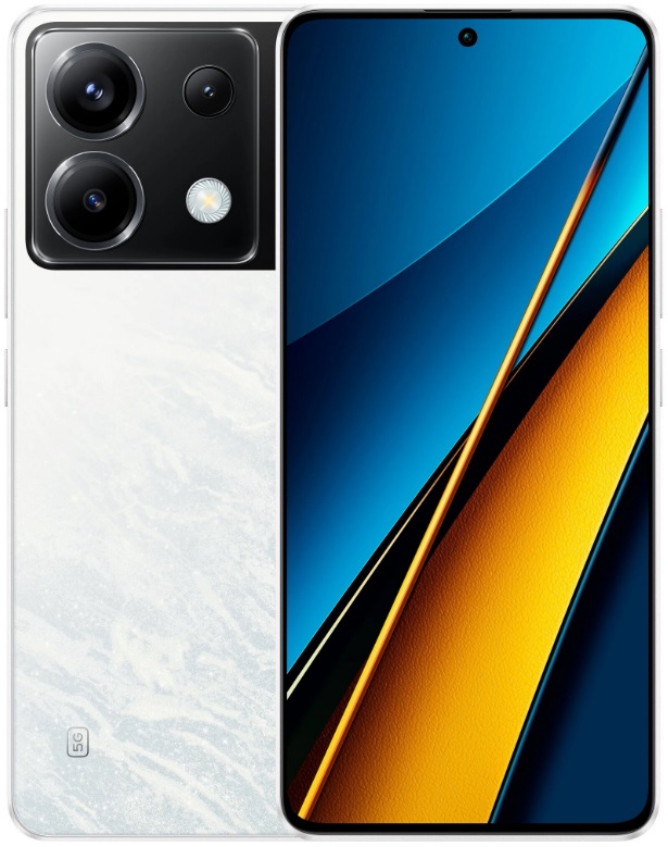 Смартфон Xiaomi POCO X6 5G 256 ГБ, Белый, Dual nano SIM детальное изображение - 1