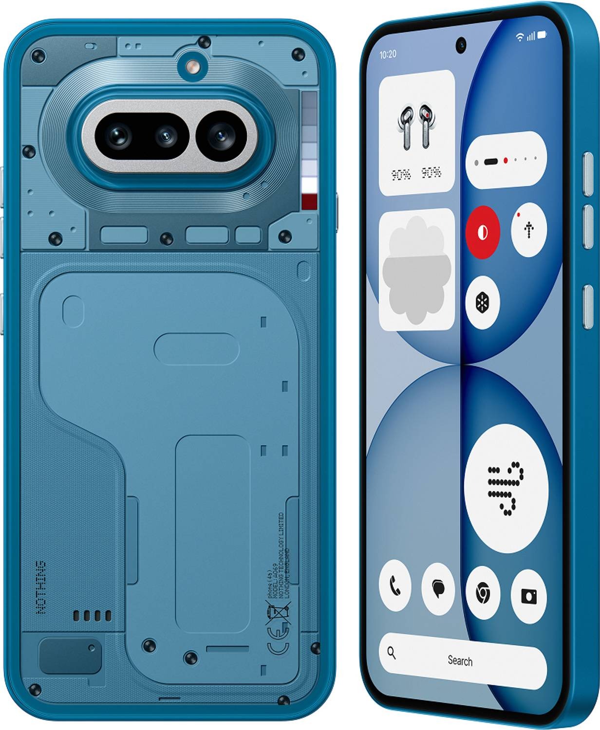 Смартфон Nothing Phone (4a) 12/256 Гб, Синий, Dual nano SIM детальное изображение - 3