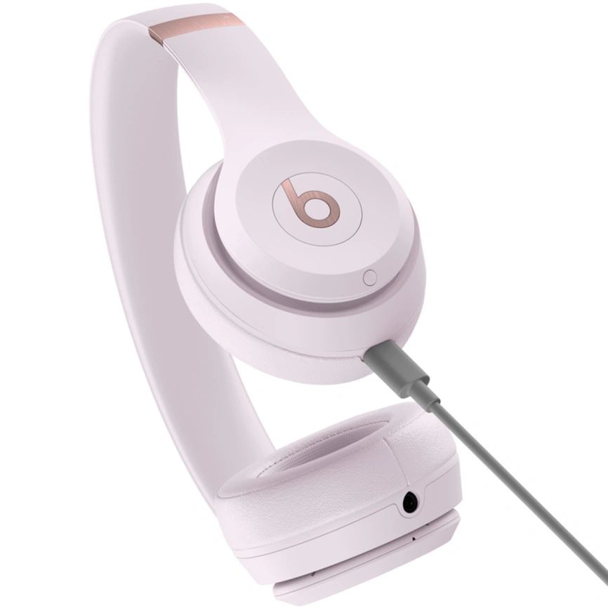 Беспроводные наушники Beats Solo 4, Розовое облако детальное изображение - 2