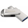 USB Flash накопитель SanDisk Ultra Dual Drive Luxe (SDDDC4-064G-G46) 64 ГБ, серебряный вариант - 1