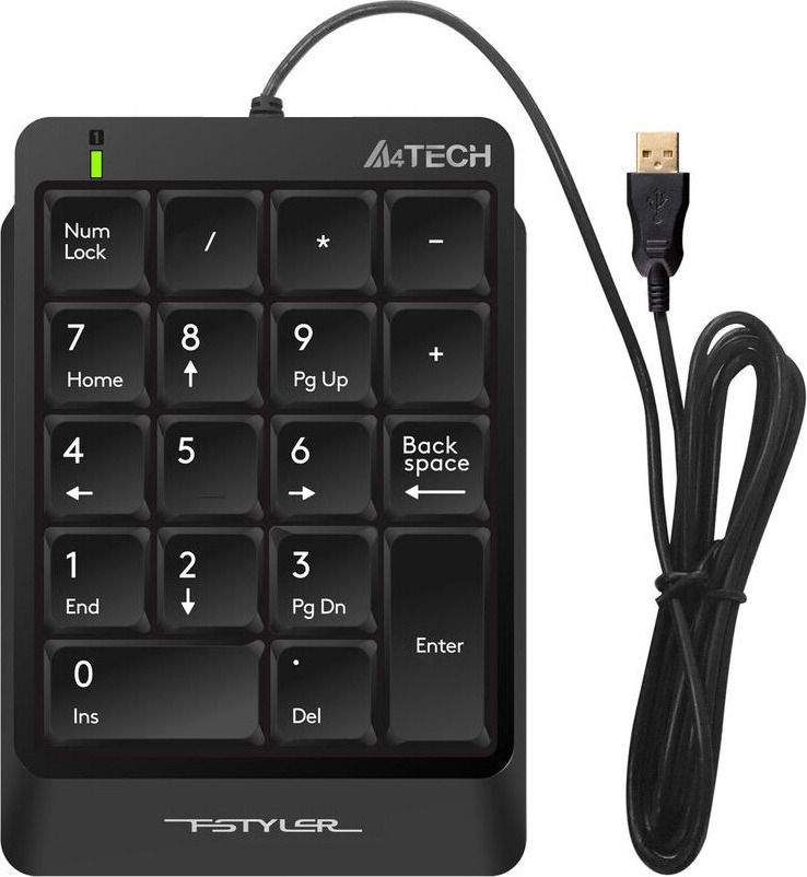 Цифровой блок A4Tech Fstyler FK13P, Черный детальное изображение - 2