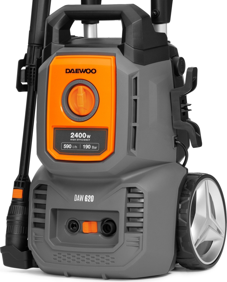 Автомойка DAEWOO DAW 620, 2.4 кВт, 190 бар, Серый/Оранжевый детальное изображение - 5