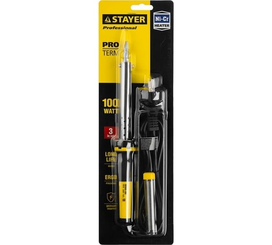Паяльник STAYER PROTerm с двухкомпонентной рукояткой, 55300-40, 40 Вт детальное изображение - 3