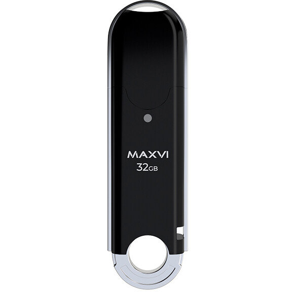 USB Flash накопитель MAXVI P2 32 ГБ, черный детальное изображение - 3