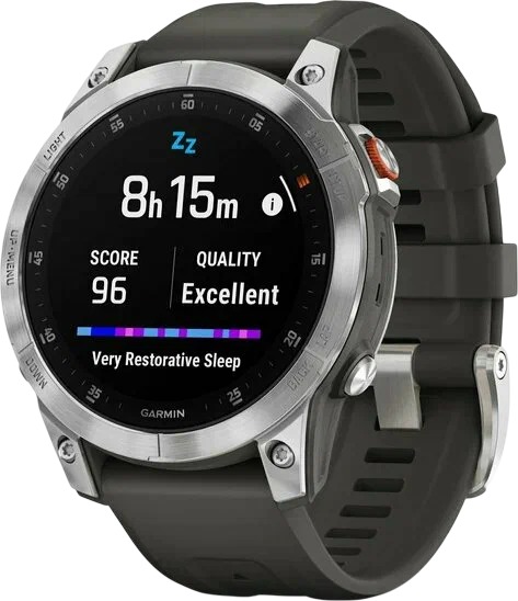Смарт-часы Garmin Fenix 7S, 42 мм, Черный детальное изображение - 1