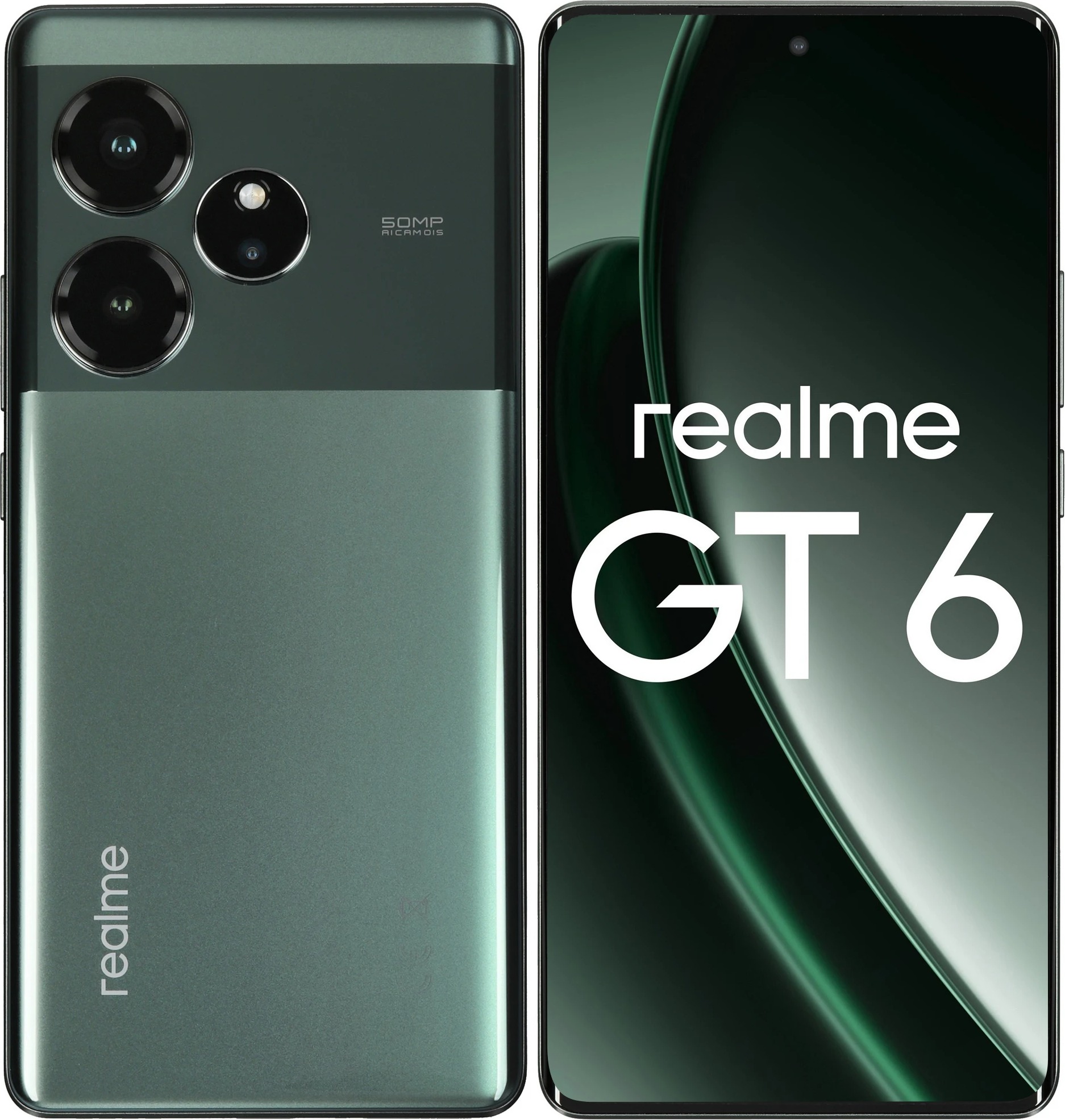 Смартфон Realme GT 6 12/512 ГБ, Зеленый, Dual nano SIM детальное изображение - 1