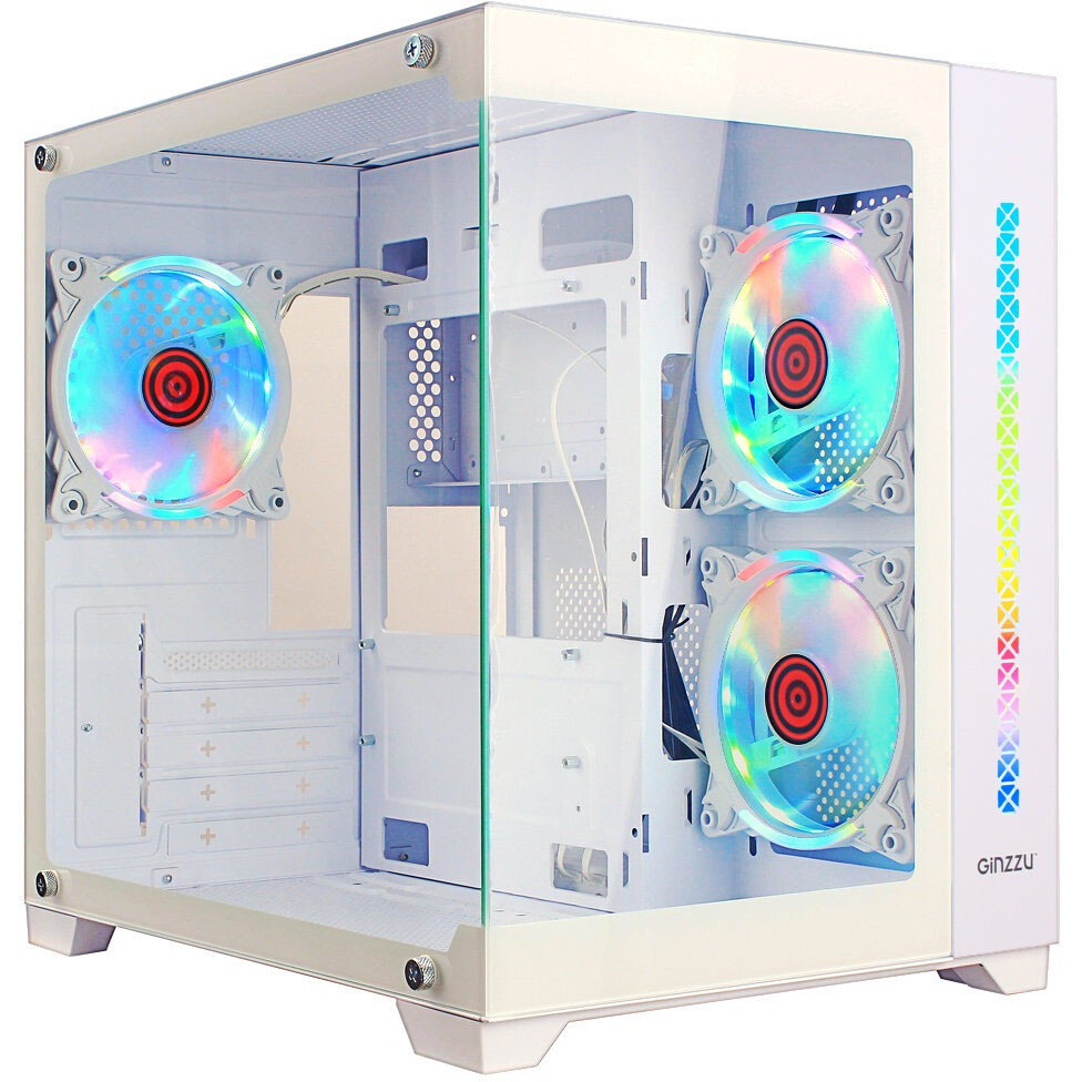 Корпус Ginzzu V490, Белый детальное изображение - 1