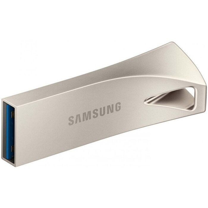 USB Flash накопитель Samsung BAR Plus (MUF-64BE3) 64 ГБ, серебряный №1