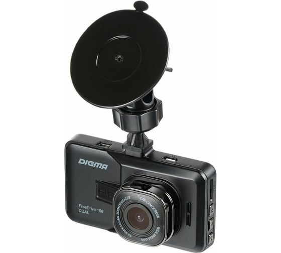 Видеорегистратор DIGMA FreeDrive 108 DUAL, 2-х канальный, 1920x1080 Full HD dpi, MicroSD, 32 ГБ, Черный детальное изображение - 5