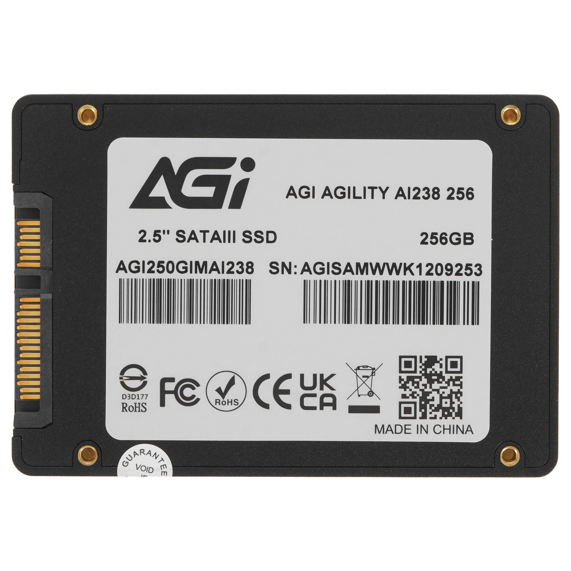 Накопитель SSD AGI AI238 AGI250GIMAI238, 256 Гб детальное изображение - 2
