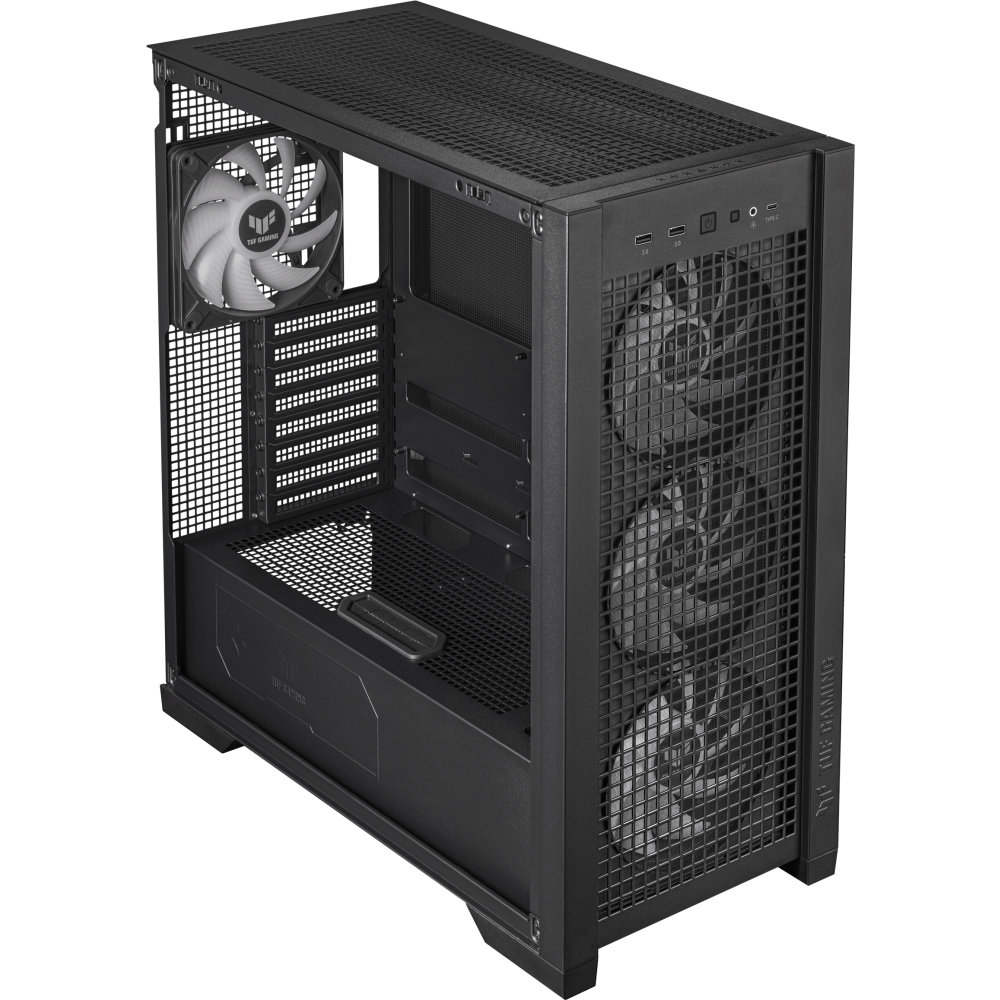 Корпус ASUS TUF Gaming GT302 ARGB, Черный детальное изображение - 6