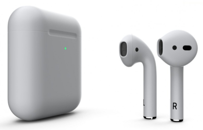 Беспроводные наушники Apple AirPods 2, Матовый серый №1