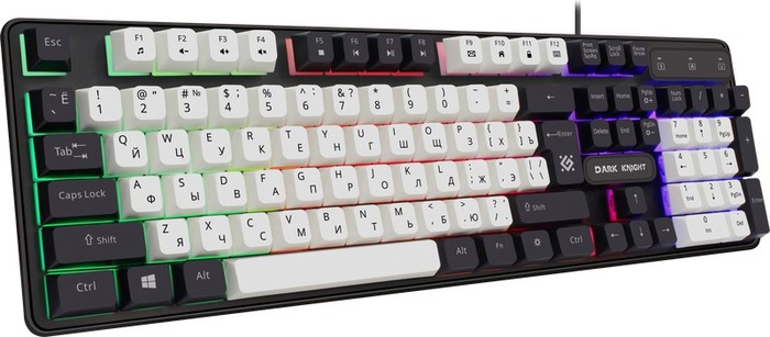 Клавиатура Defender Dark Knight GK-077, 45078, Белый №3
