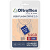 USB Flash накопитель OltraMax 50 64 ГБ, синий вариант - 1