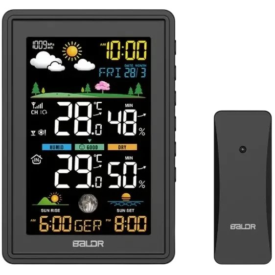 Метеостанция BALDR B0360WST2H2PR-V3, Черный детальное изображение - 3