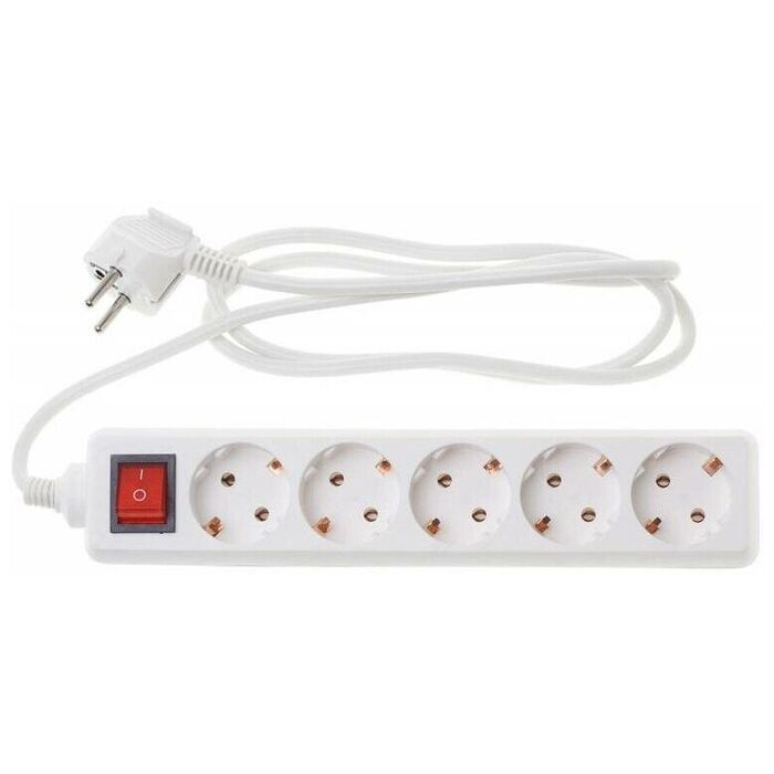 Сетевой удлинитель Buro BU-PS5.1/W, 1.5 м, Белый №2