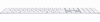 Клавиатура Apple Magic Keyboard with Numeric Keypad, Серебристый (MXCJ3RS/A) вариант - 2