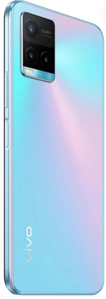 Смартфон Vivo Y33s 128 ГБ, RAM 4 Гб, Голубой, Dual nano-SIM детальное изображение - 3
