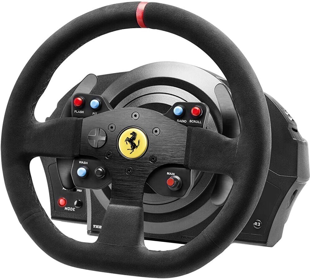 Руль ThrustMaster T300 Ferrari Integral Racing Wheel Alcantara Edition, Черный детальное изображение - 3