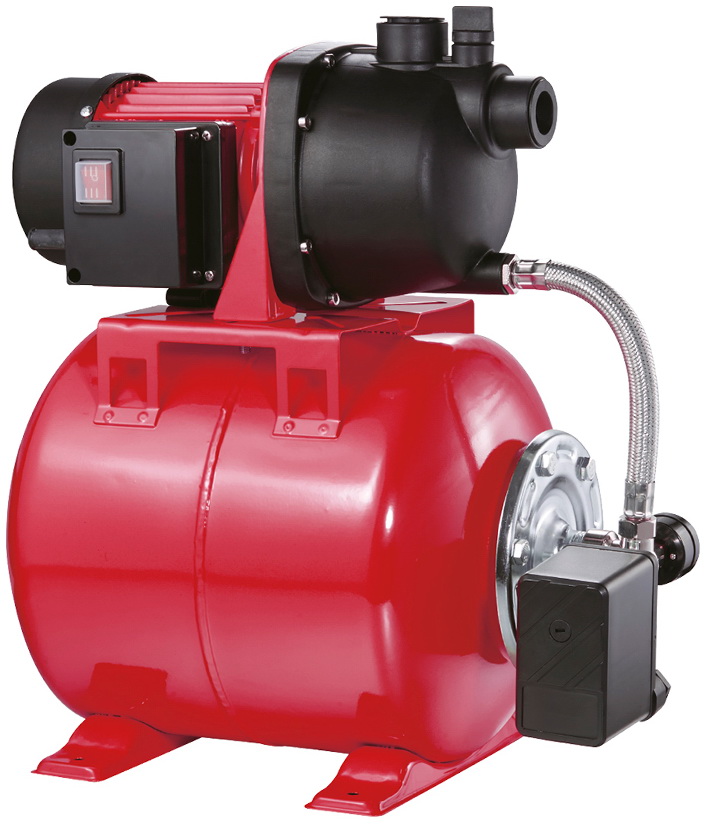 Станция автономного водоснабжения Edon EWP 650RC, 50 л/мин, 25 мм, напор 35 м, d=25 мм, 650 Вт, Красный детальное изображение - 1