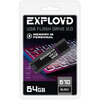 USB Flash накопитель Exployd 670 64 ГБ, черный вариант - 1