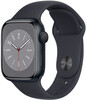 Смарт часы Apple Watch 8 Midnight Aluminum Case with Sport Band 45 мм, Темная ночь вариант - 1
