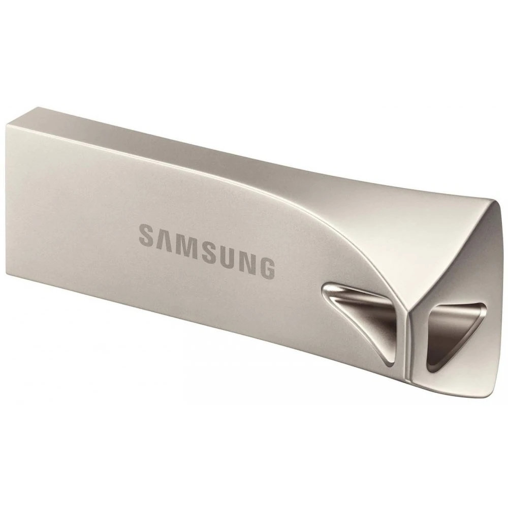 USB Flash накопитель Samsung BAR Plus (MUF-64BE3) 64 ГБ, серебряный детальное изображение - 2
