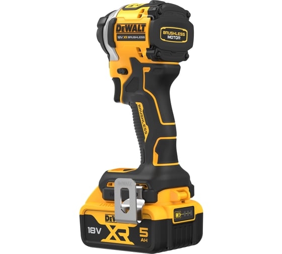 Аккумуляторный ударный гайковерт DeWALT DCF850P2T-QW, 18 В, 206 Нм, 5 А·ч детальное изображение - 6