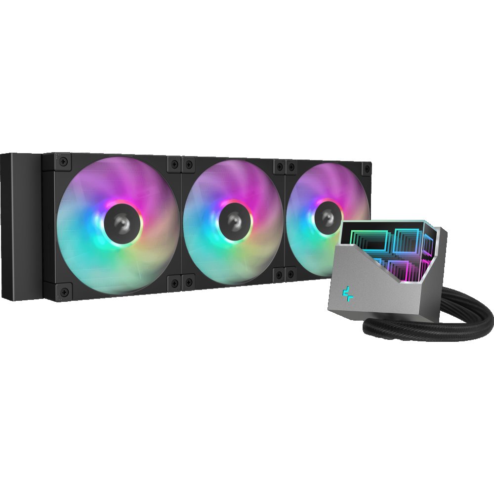 Система жидкостного охлаждения DeepCool LT360 ARGB, Черный детальное изображение - 2