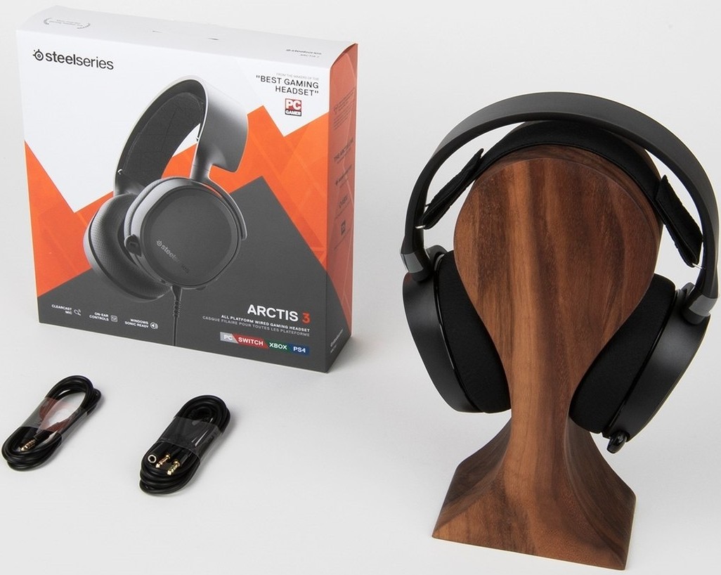 Проводные наушники SteelSeries Arctis 3 2019 Edition, Белый детальное изображение - 3